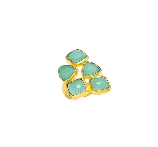 TURQUOISE GEM RING.